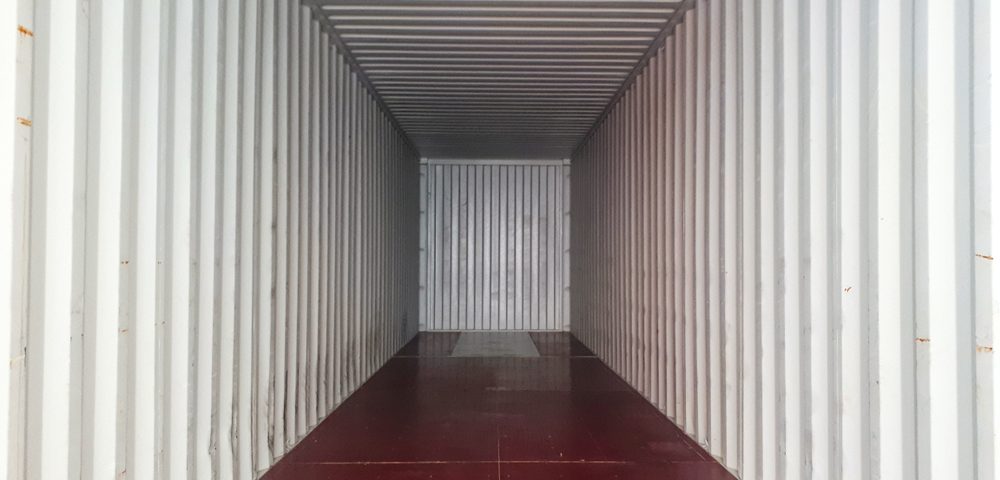 inside sea container